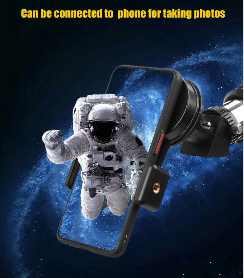 Telescopio astronómico profesional BORWOLF 40070 de alta definición 333X para ver la luna y las estrellas. Monocular para observación de aves.