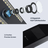 CZUR Aura Pro Portable Book Scanner Document Max A3 Size with Smart OCR Led Table Desk Lamp for Family Home Office