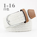 Stretch Woven Belt Unisex Canvas Belts Fashion Casual Student Belt Women Cinturon Male Waistband 105cm