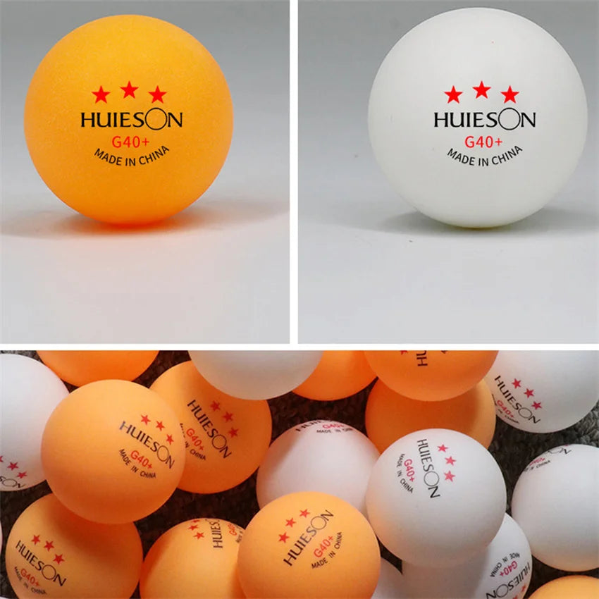 Huieson 50/100 PCS High Quality Ping Pong Balls International Standard Table Tennis Balls  For Competition And Training