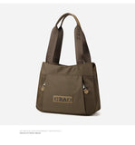 New Women's Bag Luxury Designer Oxford Cloth Handbag Women Shoulder Bag High Quality Fashion Solid Color Female Bags