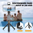 Selfie Stick Wireless Tripod Stand with Light Bluetooth Remote Extendable Tripod for iPhone Mobile Phone Tiktok Live Streaming