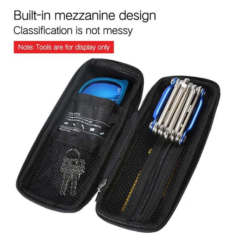 WEST BIKING Bike Tool Capsule Box Store MTB Bike Storage Box Apply Bottle Cage Cycling Tools w Kettle Frame Bicycle Accessories