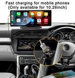 HD 7/10.26" QLED Touch Screen Car Radio Multimedia Stereo MP5 WIFI Wireless Carplay Android Auto Mirror Link Camera Head Unit