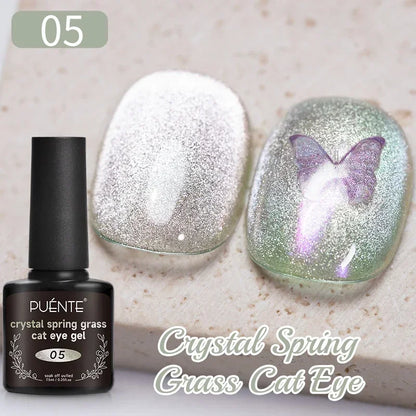 7.5ML Super Shiny Ruby Red Cat Magnetic Gel Nail Polish Wine Red Cat Eye Gel Soak Off Semi-Permanent Nail Varnish For Manicure