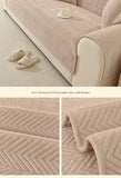 1PC Velvet Thicken Sofa Seat Cover Nordic Universal Sofa Cushion Slipcover Anti-slip L Corner Couch Towel Mat for Living Room