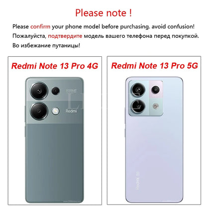 For Xiaomi Redmi Note 13 Case Liquid Silicone Cover Redmi Note 13 Pro Plus Case TPU Protective Phone Case Redmi Note 13 Cover