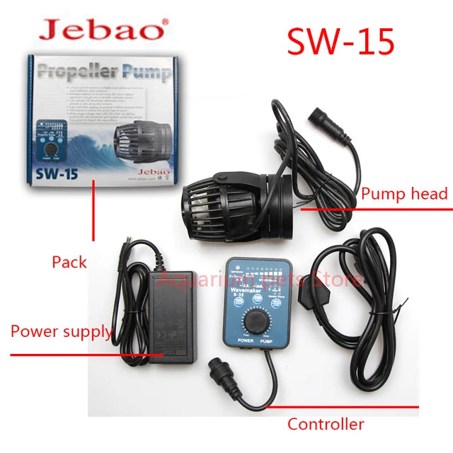 New Jebao Marine Aquarium Wireless Wave Maker MLW-5 SLW SW ALW Wave Pump with WiFi LCD Display Controller wave pump Coral