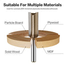 6mm Shank CNC Straight Bit Flush Trim Single Double Flute Router Bit Tungsten Carbide Milling Cutter Woodworking Tools