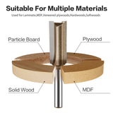 6mm Shank CNC Straight Bit Flush Trim Single Double Flute Router Bit Tungsten Carbide Milling Cutter Woodworking Tools