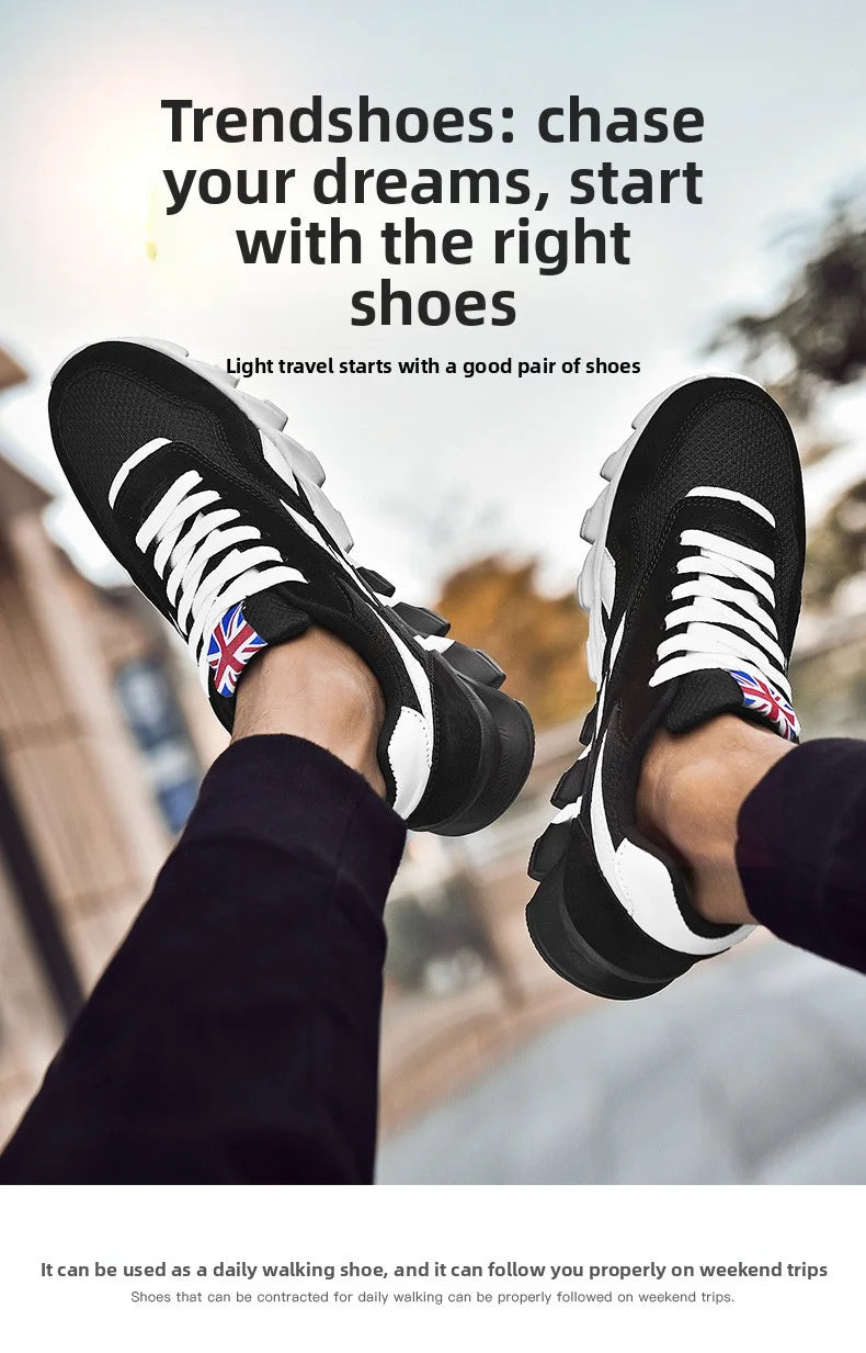 Men Sports Running Shoes Casual Marathon Breathable Lightweight Women's Comfortable Athletic Nonskid Walking Sneakers Outdoors