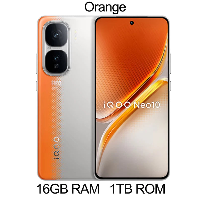 Original VIVO iQOO Neo 10  6100mAh Battery 120W SuperVOOC 50MP  IMX921 OIS 6.78 Inch AMOLED 144Hz Snapdragon 8 Gen 3   NFC OTA