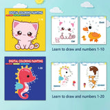 Line Drawing, Children's Doodle Books, Learning Numbers, Early Education to Improve Grades, Fun Drawing Games, Holiday Gifts