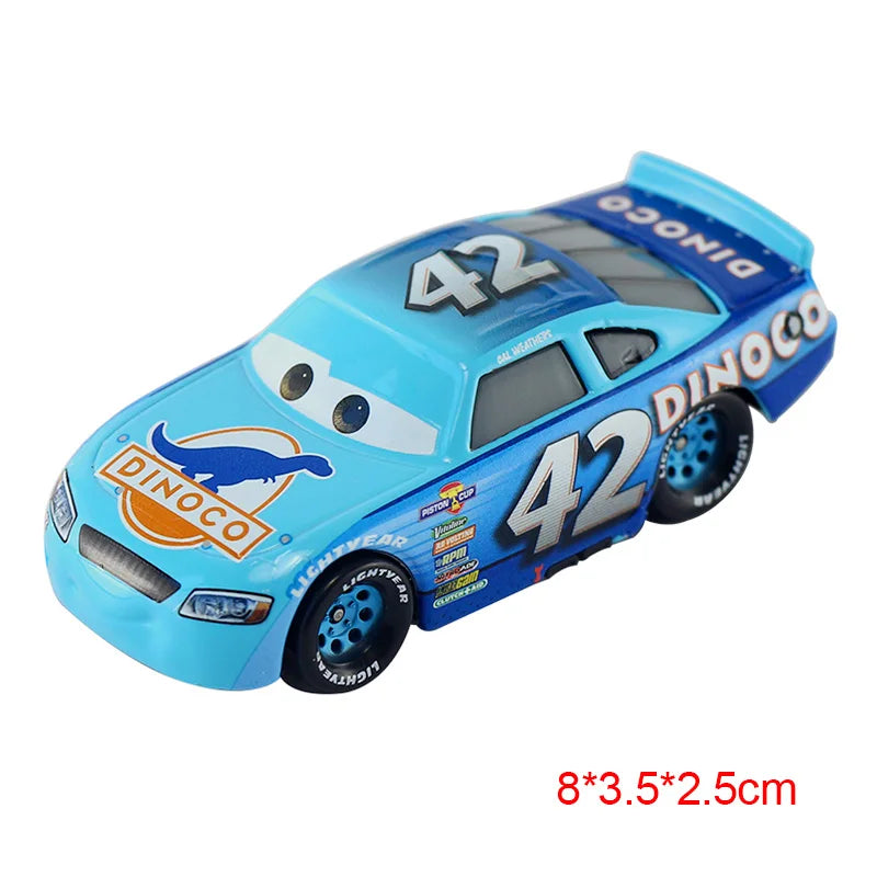 Disney Pixar Cars 3 2 Metal Diecast Car Toy Lightning McQueen Queen of England Fritter Miss For Kids Boy Birthday Toy Car Gifts
