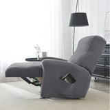 Jacquard Stretch Recliner Sofa Covers Elastic Split Armchair Chair Cover Non-Slip Chairs Slipcovers for Living Room