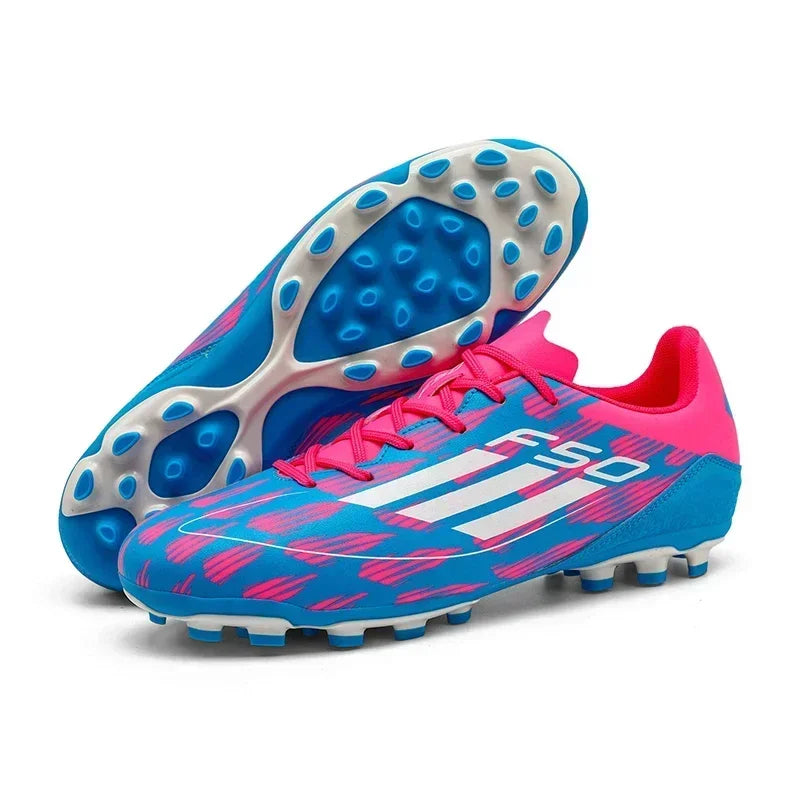 New Men Soccer Shoes Match Ultralight Breathable Football Boots Long Spikes Sneakers Indoor Cleats Training Drop Shipping