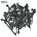10/30/50PCS Car Nylon Black Cable Ties Push Mount Wire Harness Fastener Cable Clamp Clips Ties Management Car Wire Organizers