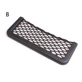 Car Organizer Mesh Storage Bag Net Pocket Mobile Phone Holder Auto Accessories Multi Function Car Storage Net Pocket