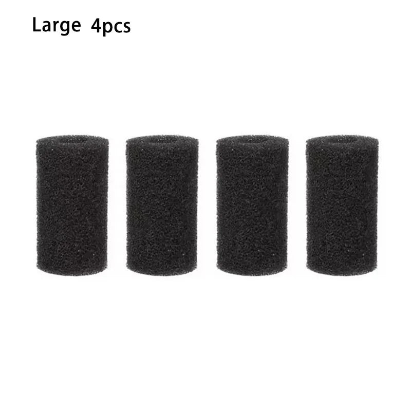 4 Pcs/8 Pcs Aquarium Biochemical Filter Sponge Fish Tank Inlet Water Pre-Filter Sponge Cartridge Replacement Filter