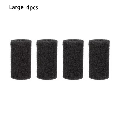 4 Pcs/8 Pcs Aquarium Biochemical Filter Sponge Fish Tank Inlet Water Pre-Filter Sponge Cartridge Replacement Filter