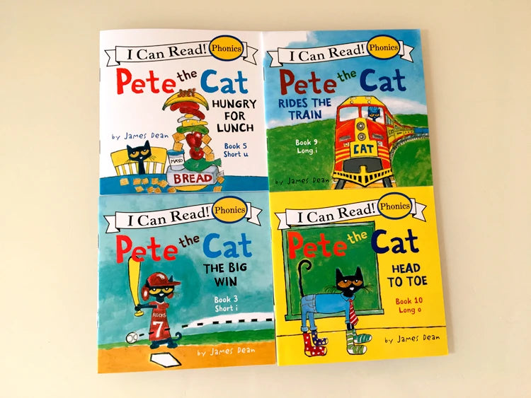 I Can Read Phonics 12 Books/Set My Very First Picture Books English Story Pocket Book for Children Kids Baby Montessori Reading