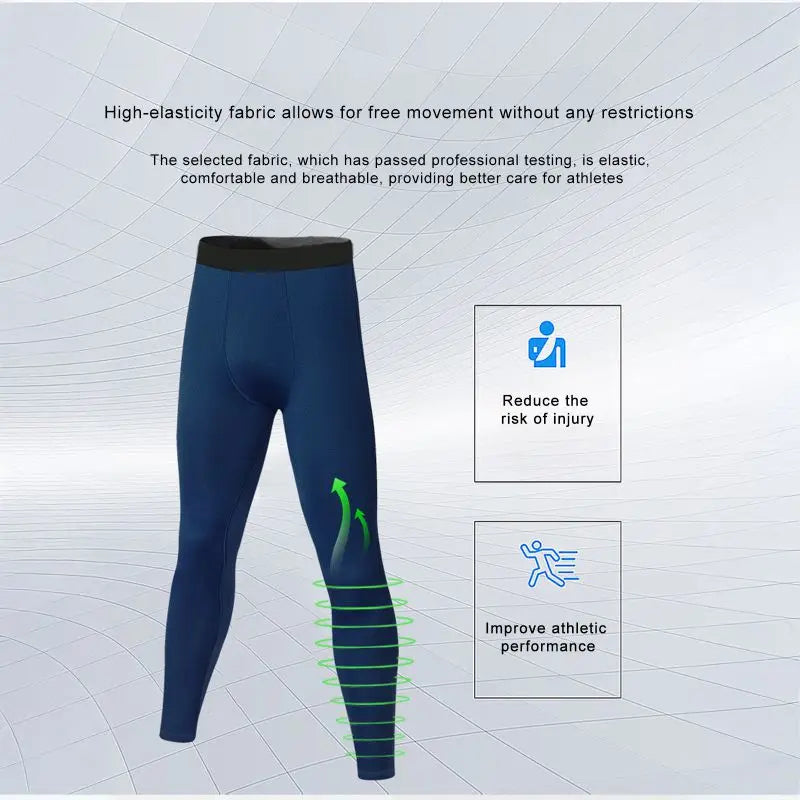 Winter Sports Suit for Kids Quick Drying Thermal Underwear Boys Compression Sportswear Basketball Football Tight Clothing