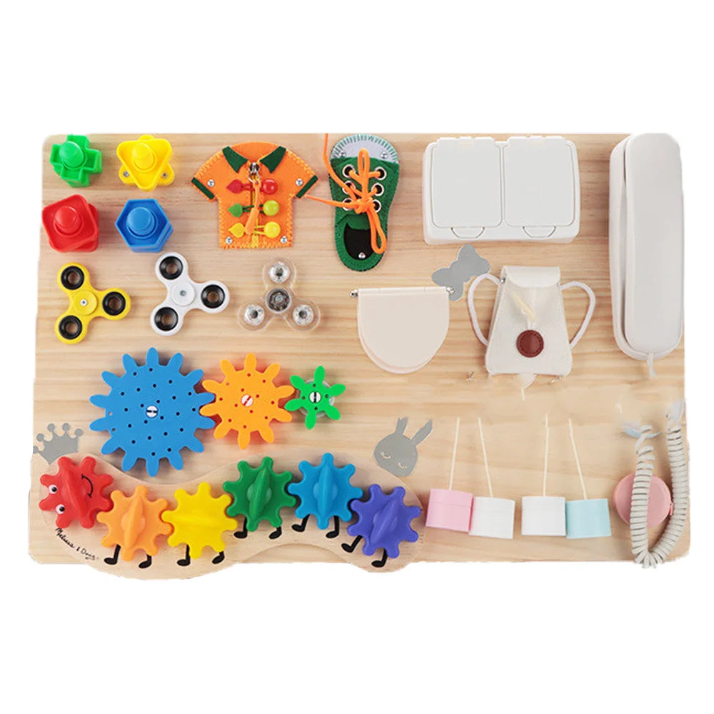Busy Board Accessories Montessori Activity Board Components Baby Life Skills Training Early Education Toys DIY Busy Bord