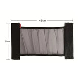 Car Back Rear Trunk Storage Mesh Fixed Straps Car Interior Organizer Extinguisher Storage Net Seat Back Fixing Bag