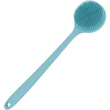 Back Scrubber for Shower Soft Silicone Bath Body Brush with Long Handle