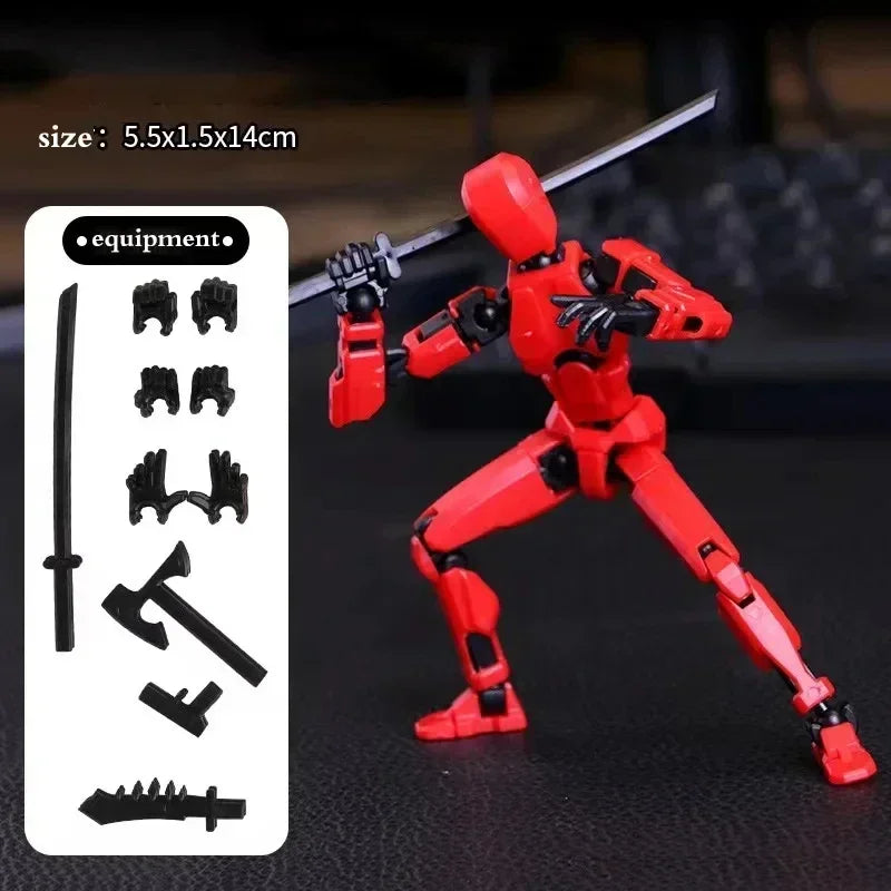 Robot multiarticular movible Shapeshift 2.0, maniquí impreso en 3D, 13 figuras de acción, juguetes para niños, adultos, juegos para padres e hijos.