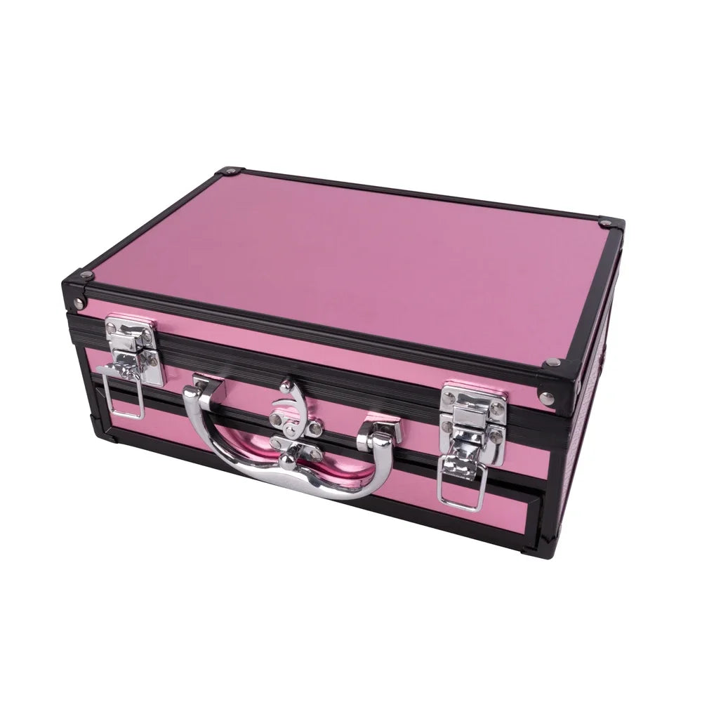 Professional Beginner Travel Portable Makeup Set Box Suitcase Kit Lipstick Brushes Nail Polish Set For Make up Eyeshadow Palette