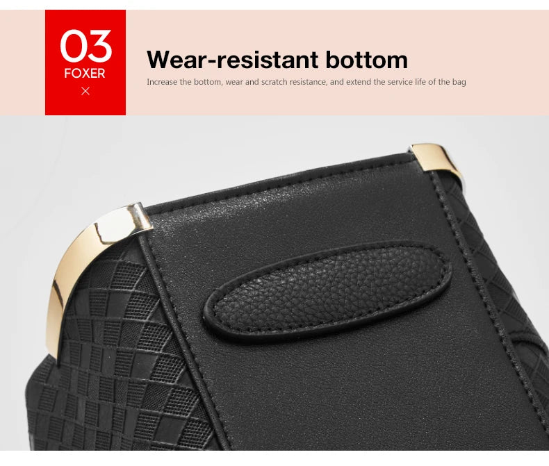 FOXER Genuine Leather Lady's Handbag Elegant Luxury Design Women Shoulder Bag Large Capacity Tote Bag Best Gift for Mom, Wife