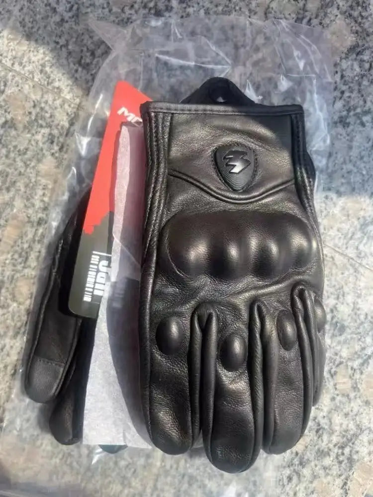 S-XXXL Motorcycle Gloves Goatskin Leather Men Women Moto Glove Electric Bike Motorcycle Gloves Electric Cars Sale