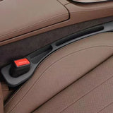 2pcs Car Seat Gap Filler Organizer Waterproof Car Seat Gap Plug Strip with 2 Grooves Seat Gap Storage Auto Interior Accessories