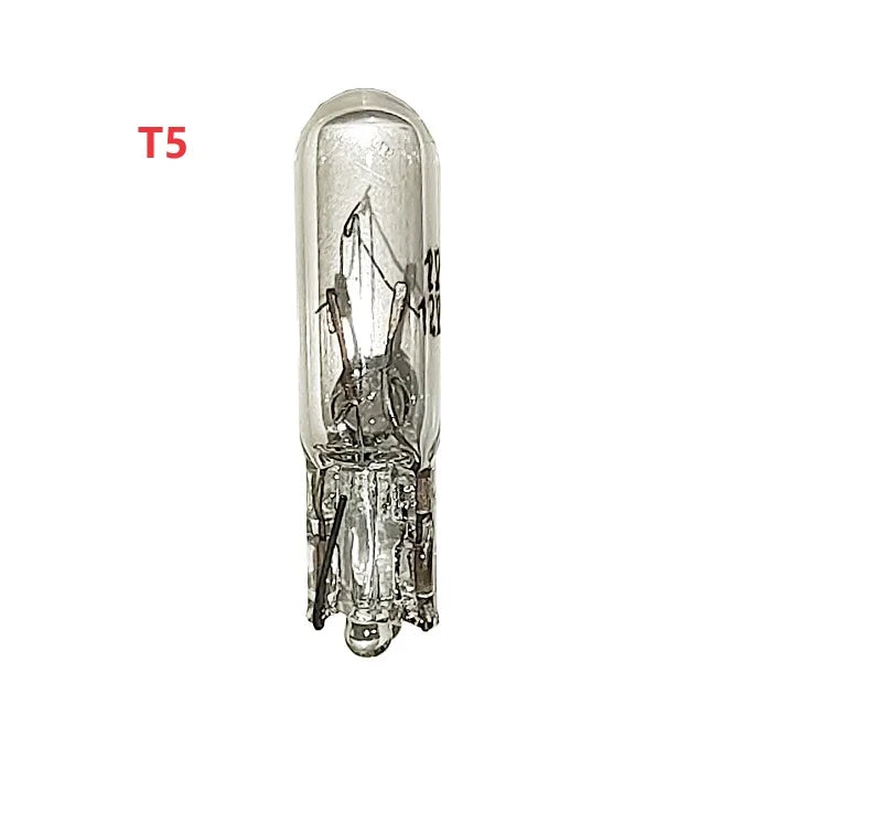 4/10P T5 T10 T13 T15 BA9S G18 Car Halogen Lamp Instrument Lights Bulb Auto Interior Light Car Styling T20 7440 7443 12V