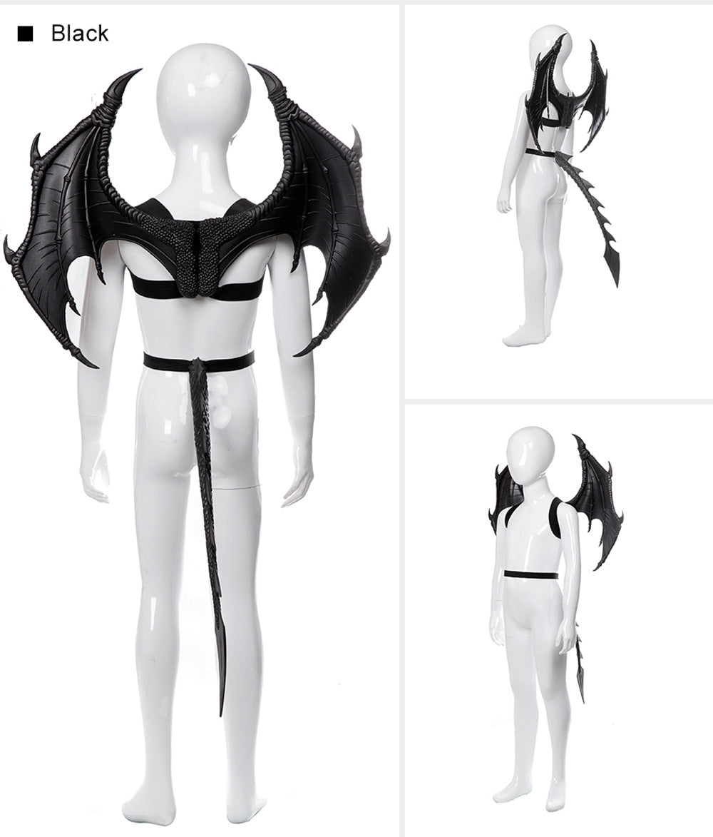 Animal Cosplay Dragon Costume Purim Christmas Gift Carnival Party Cosplay Set Wing and Tail Faucet Costume
