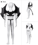 Animal Cospty Dragon Costume Purim Christmas Gift Carnival Party  Cosplay Set Wing and Tail faucet Costume