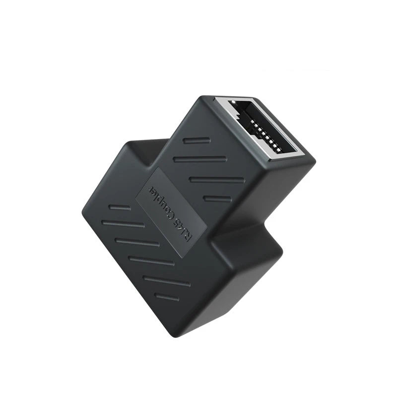 Network Rj45 Cable Port Network Cable Splitter Extender Plug Adapter Connector (8 Core) Split Into Two Splitter
