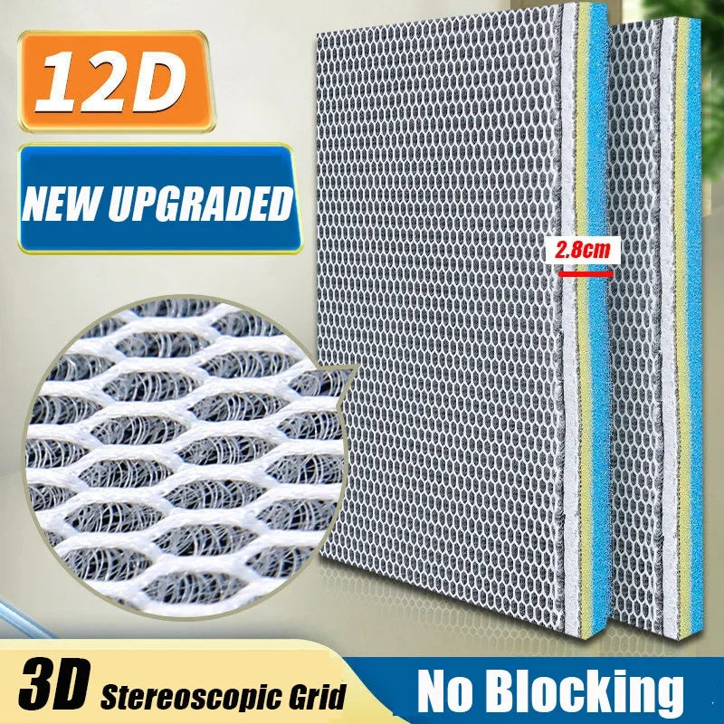 Esponja filtrante para acuario de 12 capas, 12D, biomedio, sin pegamento, de alta densidad, para estanque, filtro externo, algodón, accesorios para skimmer.