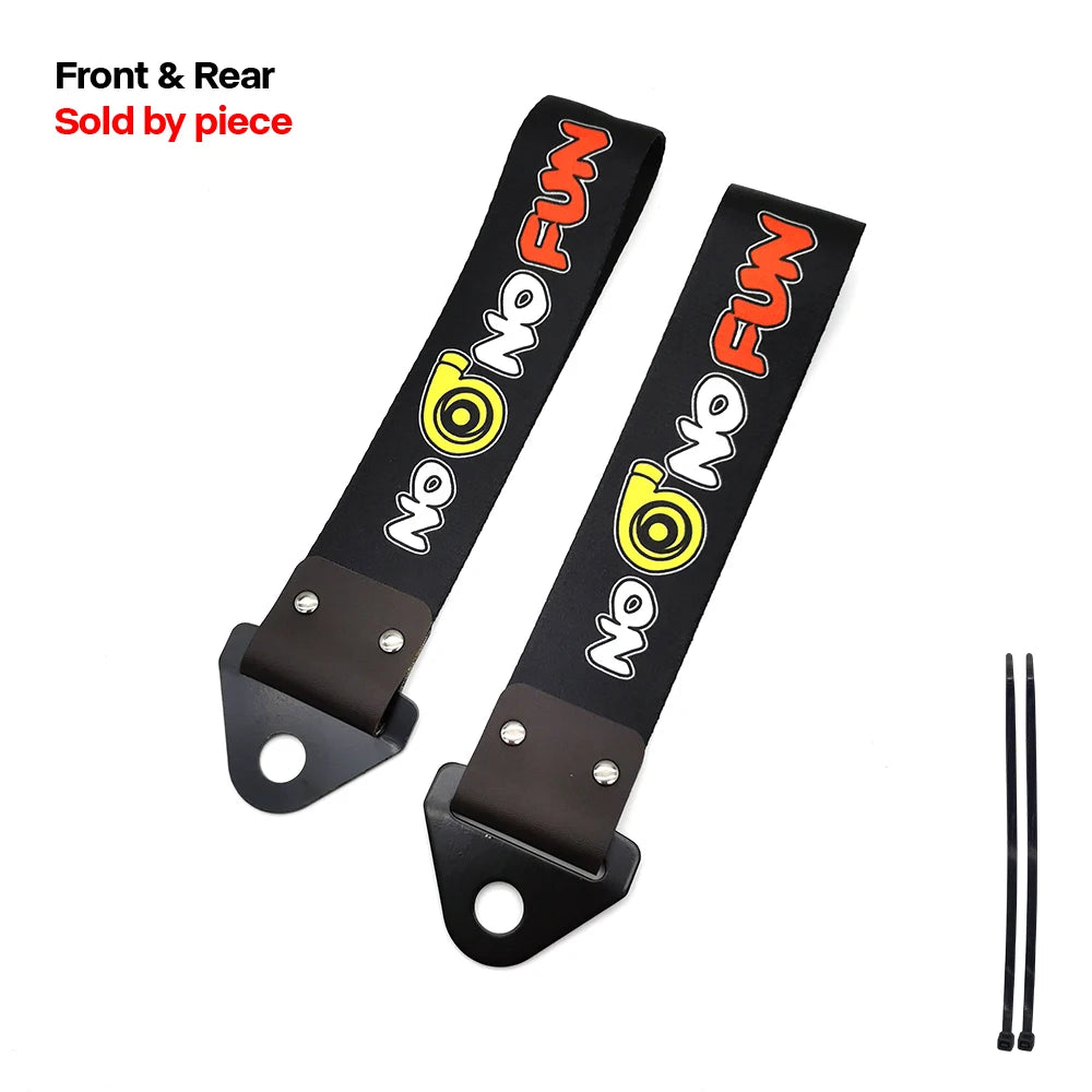 JDM Racing Culture Car Pendant Tow Strap Belt Tow Rope Ribbon Trailer Rope Bumper Towing Strap FOR NOS HKS Initial D Accessories