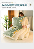 Plaid Super Thick Warm Blankets for Winter Autumn Milk Fleece Thicken Warmth Sleeping Blanket Soft Fluffy Comforter Quilt Duvet
