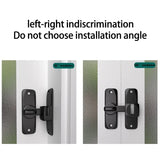 1pc Sliding Door Latch Home Security Latch Bolt Zinc Alloy 90 180 Degree Easy Install Lock Bathroom Sliding Door Bolt Latch