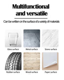 Fine tip permanent Paint Marker Pen DIY Paint Metallic Pen Permanent Gold SILVER Marker Touch Up,School Model Painting