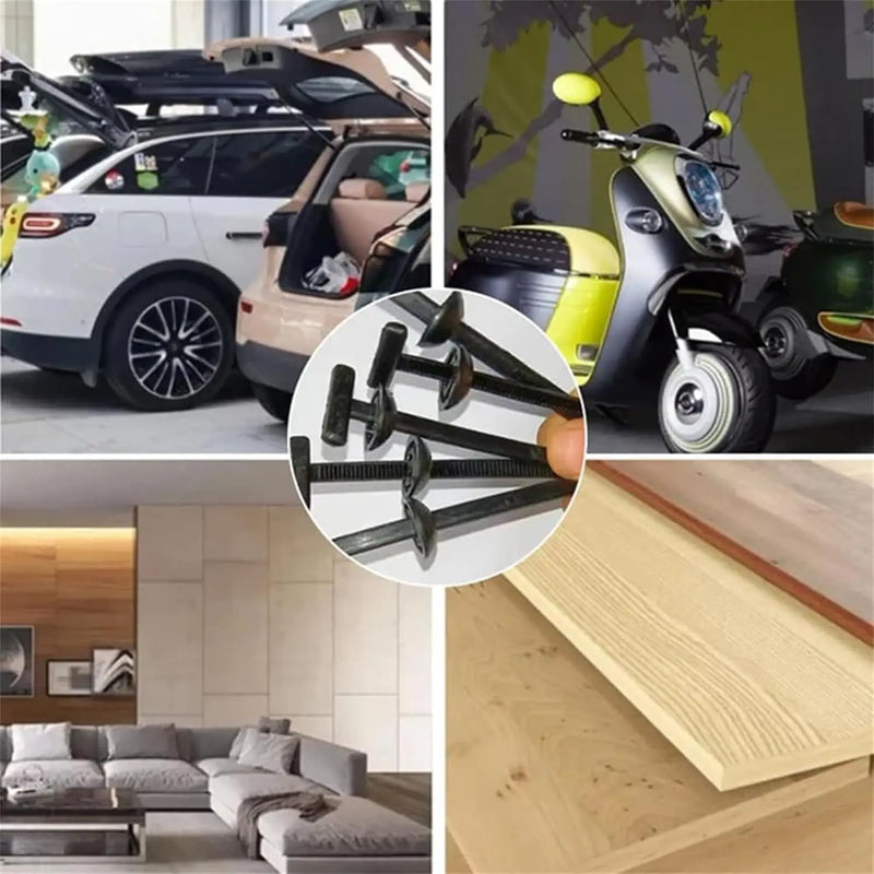 Universal Nylon Cable Tie Buckle Self-Locking Zip Ties Plastic car Fasteners Car Body Fixed Clips Accessories