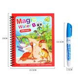 Drawing Coloring Books for Kids Magic Water Book with Pen 2 To 4 Years Old Children Learning  Education Toy Baby Montessori Toys