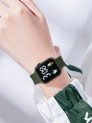 New Student Smart Watch Men's and Women's Astronaut Rocket Touch Screen Sports Electronic Watch Children's Festival Gift