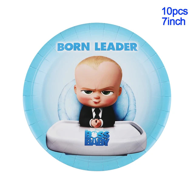 Decoração de festa de aniversário do tema dos desenhos animados, Talheres descartáveis, Balão para meninos e meninas, Baby Shower, Presente para crianças