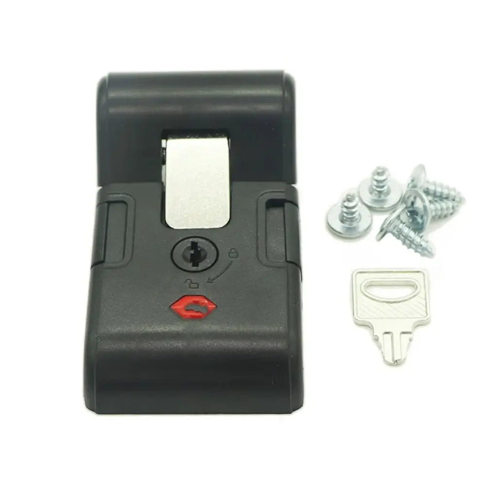 Portable Black Silver Luggage Password Lock Replacement Anti-Theft Suitcase Lock Buckle Security Tool Lock Catch Security Padlock