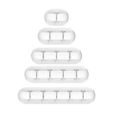 Silicone USB Cable Organizer USB Charging Cable Winder Desktop Tidy Management Clips Cable Holder For Mouse earphone Accessories