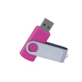 Unidad flash USB de 32 GB, 16 GB, de metal, giratoria, portátil, de 64 a 128 GB, con USB 2.0